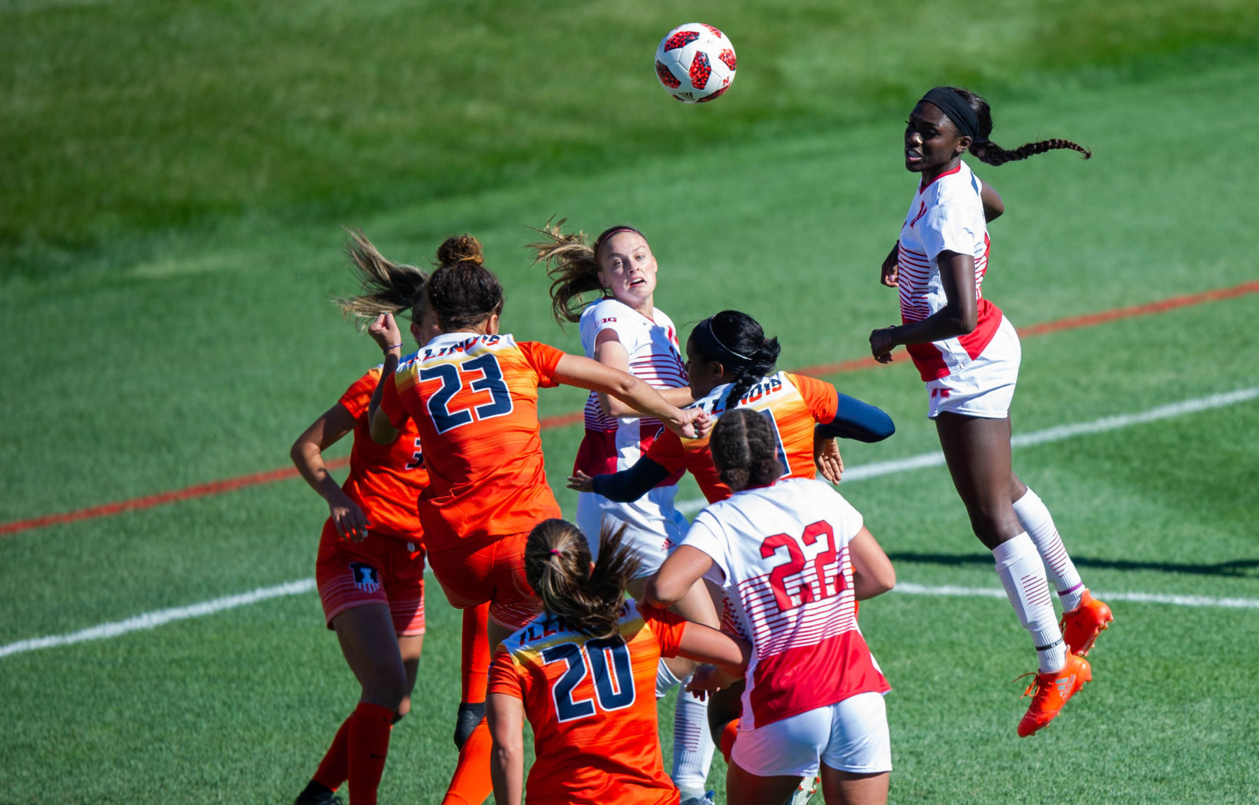 Nebraska soccer vs. Illinois, 10/21